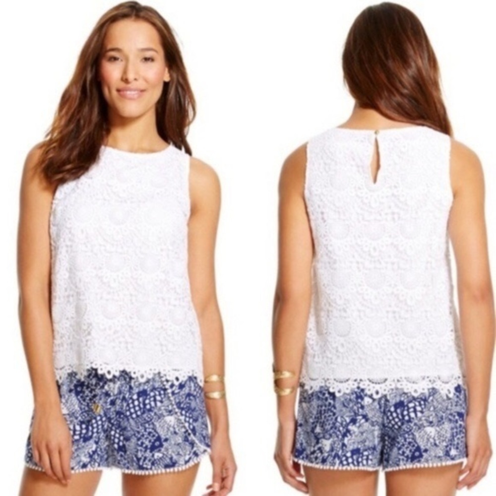 White lace top - Lilly Pulitzer for Target